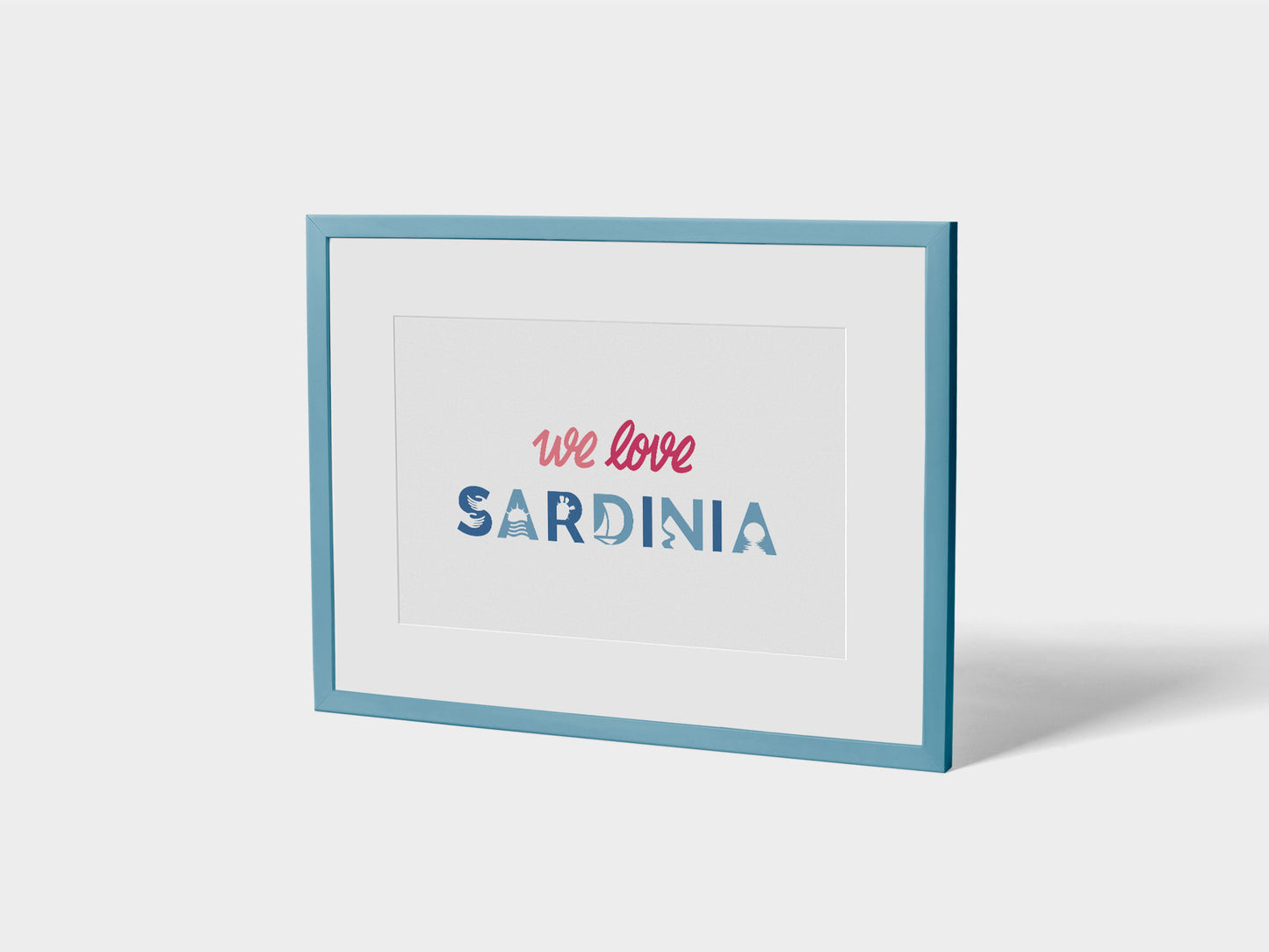 Poster We Love Sardinia