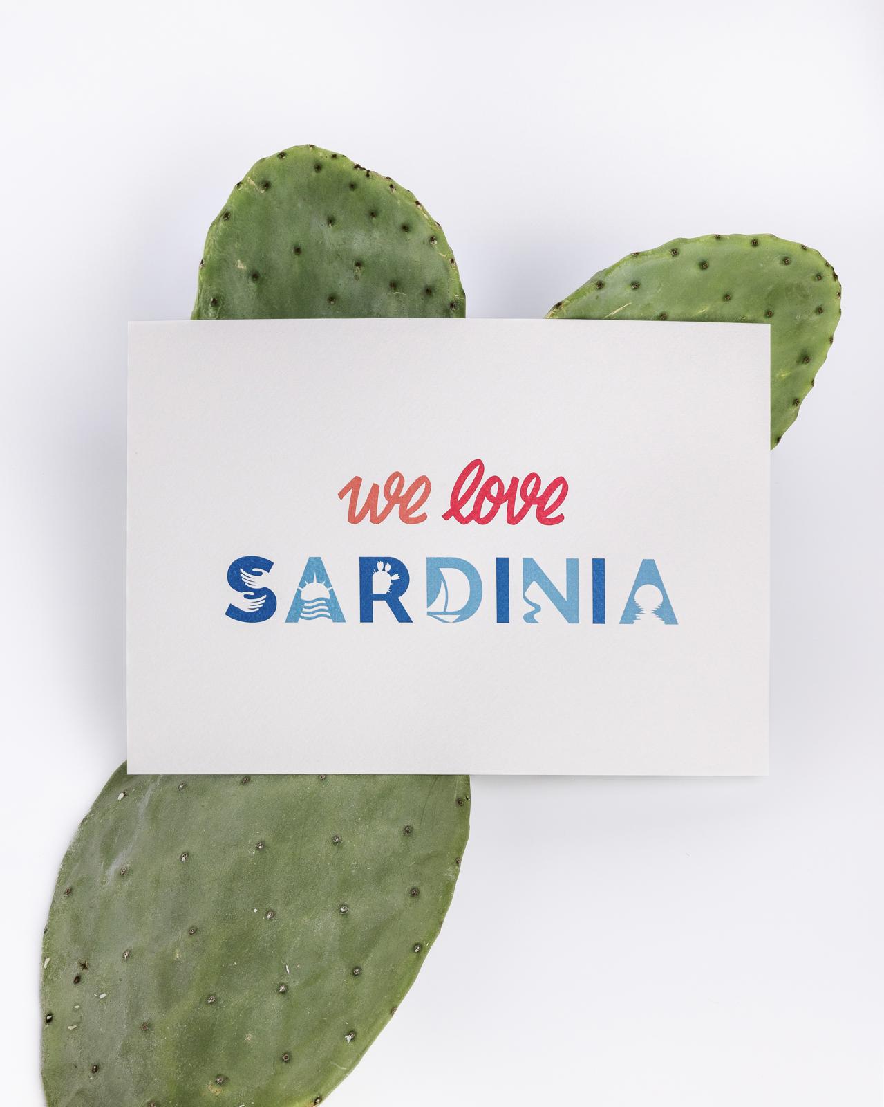 Poster We Love Sardinia