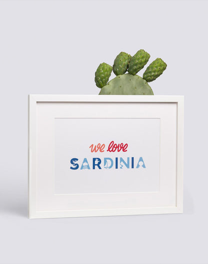Poster We Love Sardinia