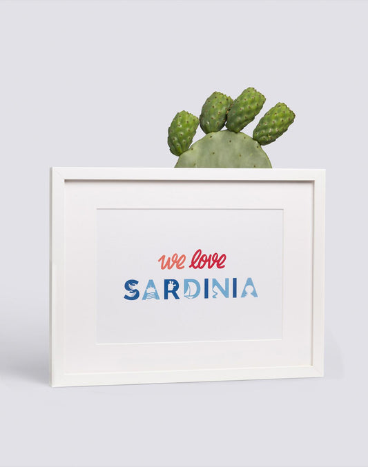 Poster We Love Sardinia